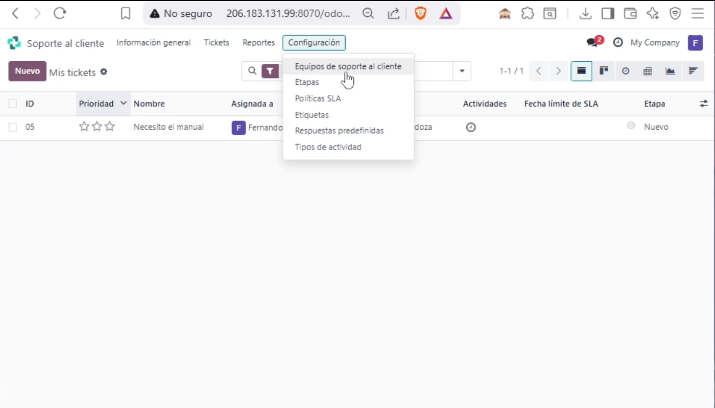 helpdesk odoo
